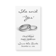 Sie sagte "Ja" Preisgünstig Speichern Sie das Date