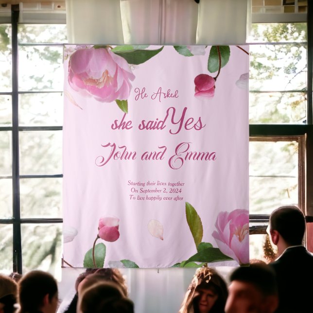 Sie sagte ja wandteppich (Von Creator hochgeladen)