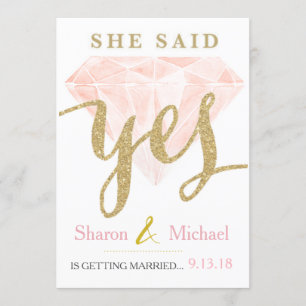 Sie sagte Yes Pink Diamond Ankündigung