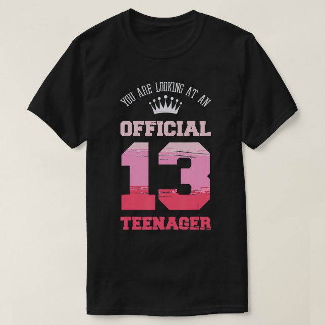 Sie schauen sich einen Offiziellen 13-jährigen Tee (Design vorne)