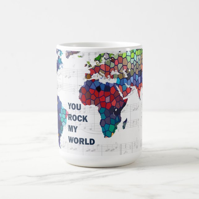 Sie schaukeln meine WeltTasse Kaffeetasse (Mittel)