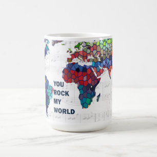 Sie schaukeln meine WeltTasse Kaffeetasse