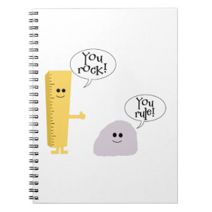 Sie schaukeln Sie Regel Notizblock