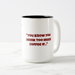 "Sie schlafen mit offenen Augen" Funny Coffee Tass Zweifarbige Tasse