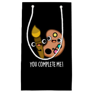 Sie schließen mich Funny Artist Puff Dark BG Kleine Geschenktüte