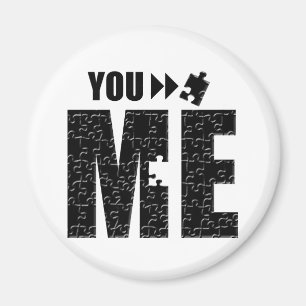 Sie schließen mich, romantisches Kleid und Magnet