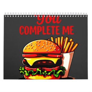 Sie schließen mir Pizza Graphic Kalender