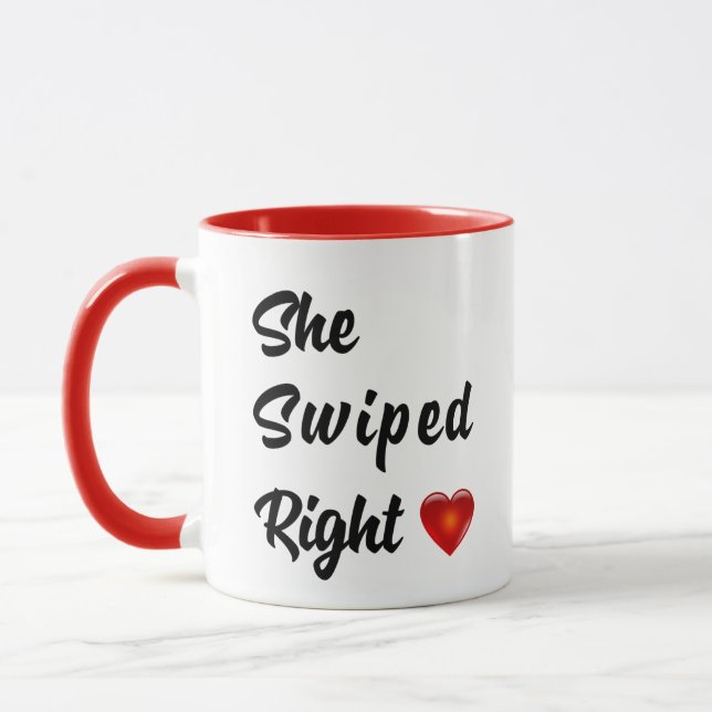 Sie schluckte rechts - Combo Tasse (Links)