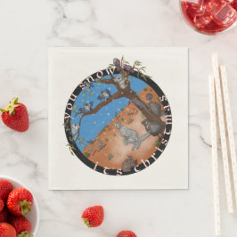 Sie schneit Weihnachten - Aussie Outback Serviette