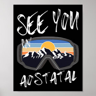Sie sehen in Aoss Breastl Wandern Italien Urlaub S Poster