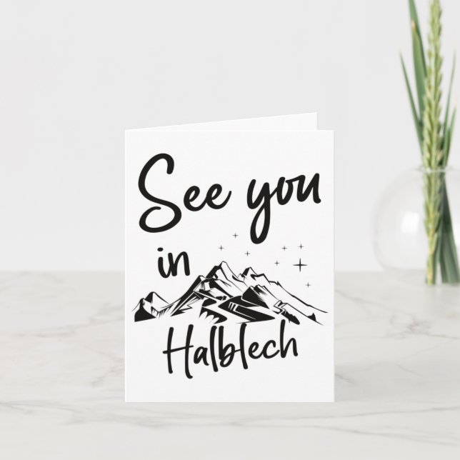 Sie sehen in Halblech - Deutschland Urlaubskilaufe Karte (Vorderseite)