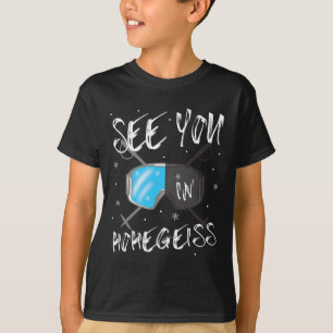 Sie sehen in Hohegeiß Deutschland Urlaub Skibrille T-Shirt