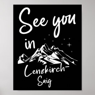 Sie sehen in Lenzkirch-saig Deutschland Ferienski Poster