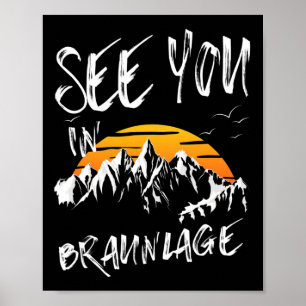 Sie sehen sich in Braunlage Germany Ferienski Poster