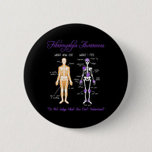 Sie sehen, was ich fühle Skeletton Fibromyalgie Aw Button