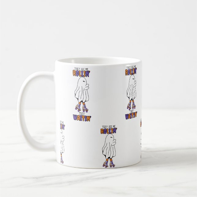 Sie sehen, wie ich mich einreibe' sie warten auf R Kaffeetasse (Links)