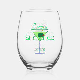 Sie Shed Fun Martini Trinkbehälter Weinglas Ohne Stiel