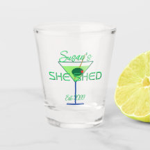 Sie Shed Pub Shot Glass Glass Trinkbehälter