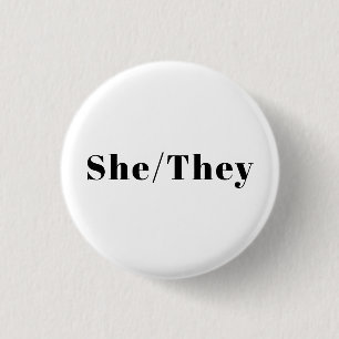 Sie, sie bevorzugten Pronouns Lgbtq Lgbt Pride Button