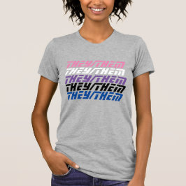Sie/sie Gender Fluid Pronouns Shirt