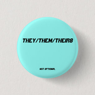 Sie/sie/ihr Pronomen-Knopf Button