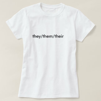 sie/sie/ihr Pronomen-Shirt T-Shirt