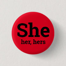 Sie, sie, ihr Pronouns-Knopf
