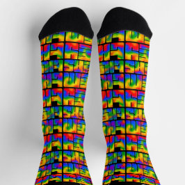 Sie sie ihre Pronouns Rainbow Krawatte Die Socken