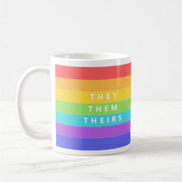 Sie, sie, ihre Pronouns-Tasse Kaffeetasse