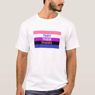Sie/sie Pronomina Genderfluid T-Shirt