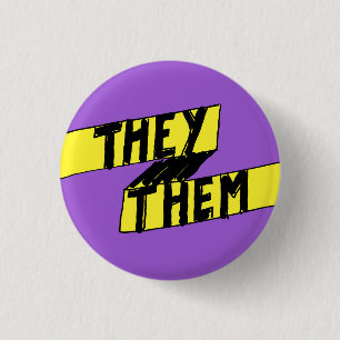 Sie sie Pronoun Button Nonbinary