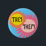 SIE / SIE Pronouns Blume Stolz handsigniert Button<br><div class="desc">Dekorieren Sie Ihr Outfit mit diesem coolen Kunstknopf. Macht ein großartiges Geschenk! Sie können ihn anpassen und auch Text hinzufügen. Karo in meinem Shop für viel mehr Farben und Muster! Lass mir Bescheid,  wenn du auch etwas Gewohntes willst.</div>