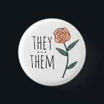 SIE/SIE Pronouns Pink Rose CUSTOM Button<br><div class="desc">Dekorieren Sie Ihr Outfit mit diesem coolen Kunstknopf. Macht ein großartiges Geschenk! Sie können ihn anpassen und auch Text hinzufügen. Karo in meinem Shop für viel mehr Farben und Muster! Lass mir Bescheid, wenn du auch etwas Gewohntes willst.</div>