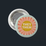 SIE / SIE Pronouns Sonnenblume Daisy Pride Button<br><div class="desc">Dekorieren Sie Ihr Outfit mit diesem coolen Kunstknopf. Macht ein großartiges Geschenk! Sie können ihn anpassen und auch Text hinzufügen. Karo in meinem Shop für viel mehr Farben und Muster! Lass mir Bescheid,  wenn du auch etwas Gewohntes willst.</div>