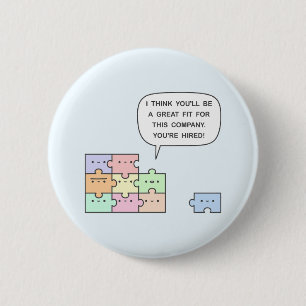 Sie sind angestellt! button