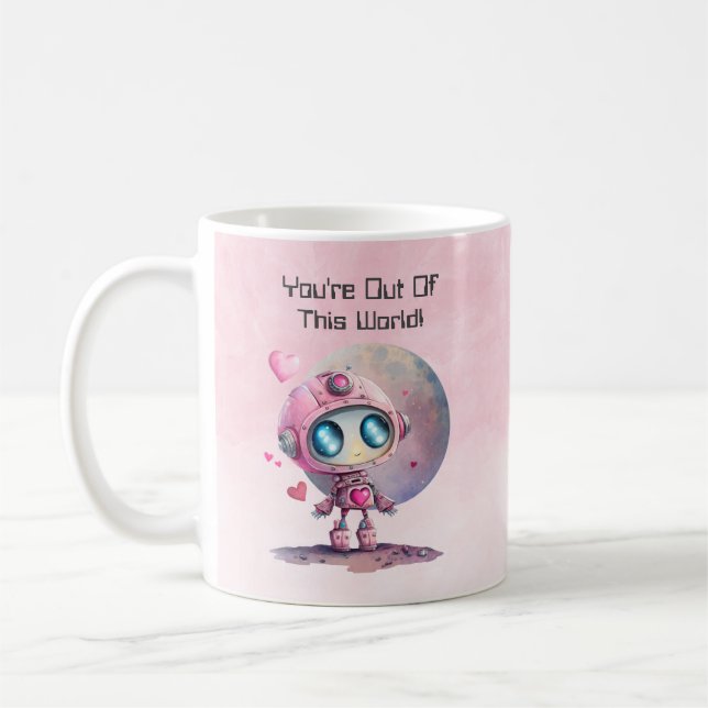 Sie sind aus dieser Welt des Valentins Kaffeetasse (Links)