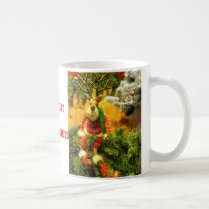 Sie sind aus Milch-u. Plätzchen-Ren-Tasse heraus Kaffeetasse