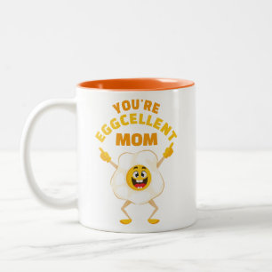 Sie sind ausgezeichnet Mama Spaß Niedlicher Cartoo Zweifarbige Tasse