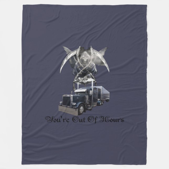 Sie sind außer Stunden LKW's Fleece Blanket (Vorderseite)