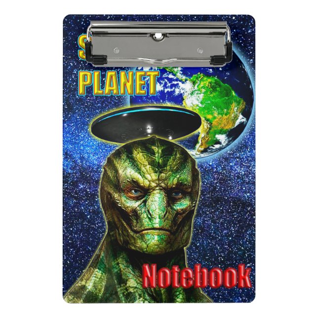 SIE SIND BEREITS HIER - REPTILIAN Design Collectio Mini Klemmbrett (Vorderseite)