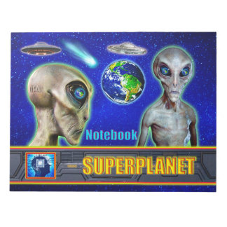 SIE SIND BEREITS HIER - SUPERPLANET Design sammeln Notizblock