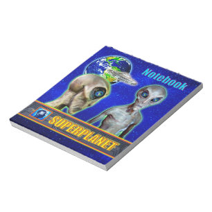 SIE SIND BEREITS HIER - SUPERPLANET Design sammeln Notizblock