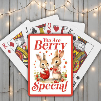 Sie sind Berry Special Niedlich Bunnies Spielkarten