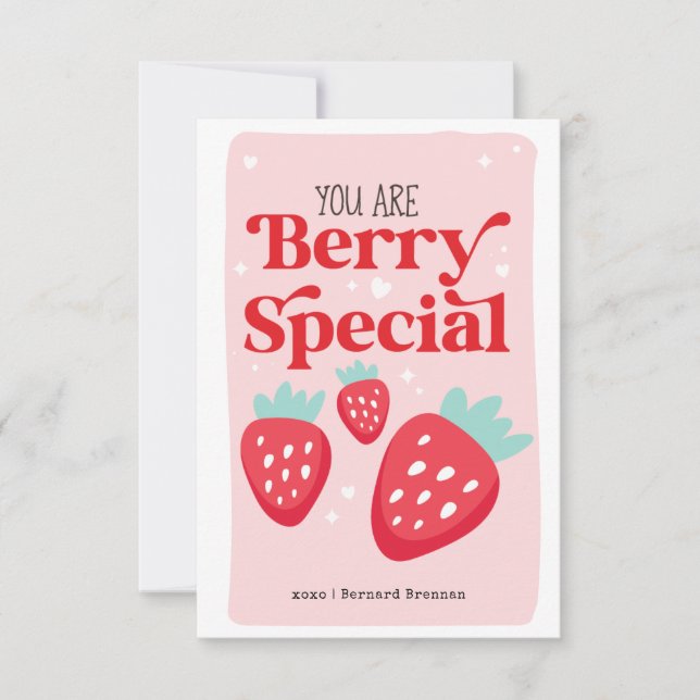Sie sind BERRY Special Valentine's Card Einladung (Vorderseite)