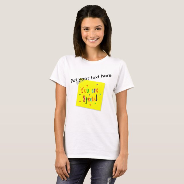 Sie sind besonders T-Shirt (Vorne ganz)