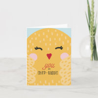 Sie sind Chirp-tastic fröhliche Funny Gruß