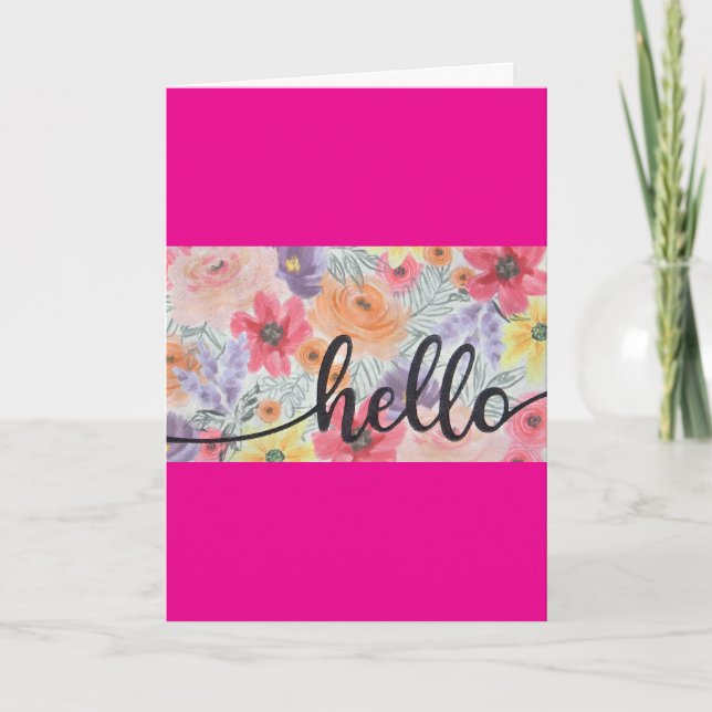 "SIE SIND DAS BESTE" AUF IHREM GEBURTSTAG KARTE (Vorderseite)