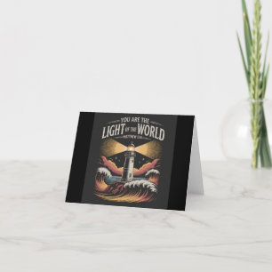 Sie sind das Licht der Welt Dankeskarte