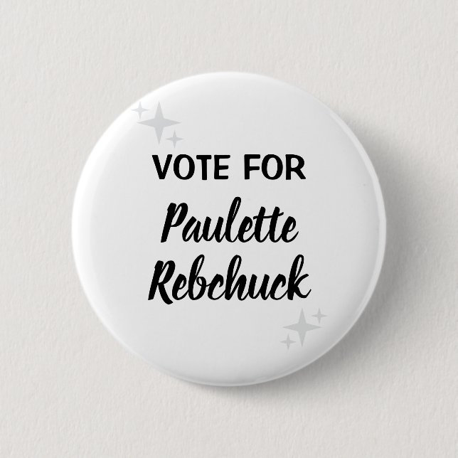 Sie sind das Star Customizable Button-Button Button (Vorderseite)