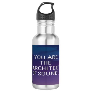 Sie sind der Architekt von Sound Edelstahlflasche